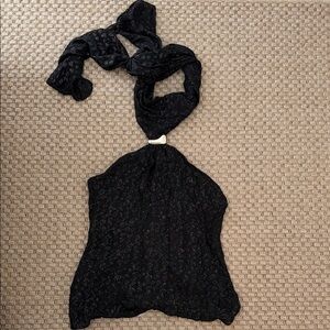 Zara Black Halter Top